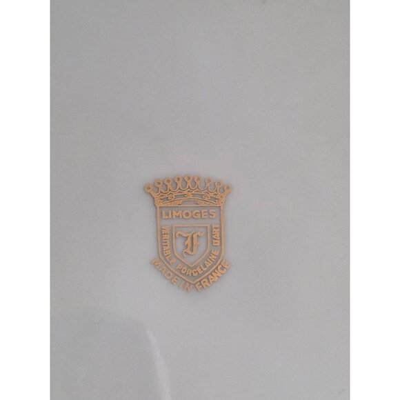 Limoges France Porcelain Decorative Plates Set Of 2 With Romantic Scenes - Picture 2 of 7